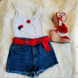 🎉HP🎉 Forever21 high rise semi cheeky shorts